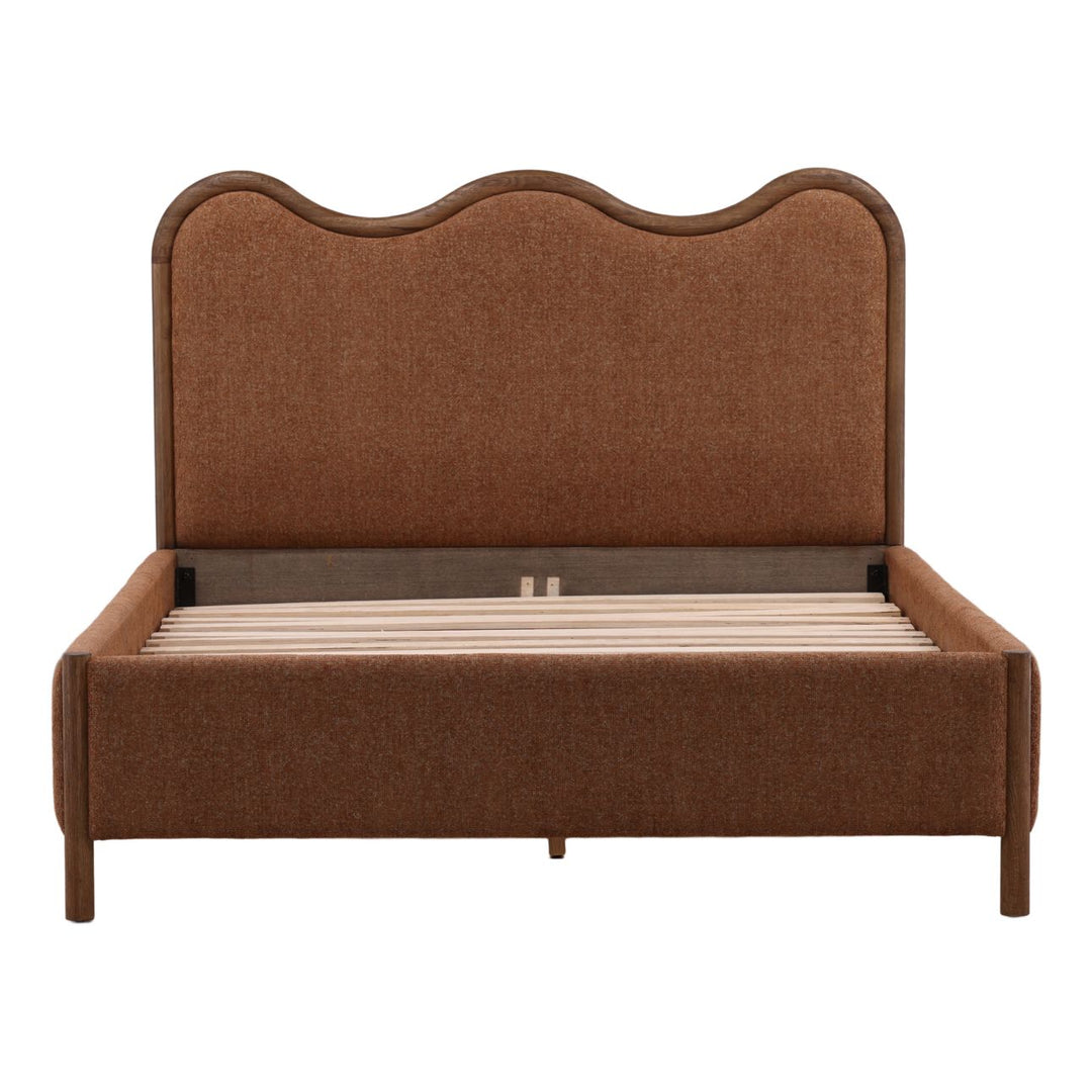 Hadley Rust Chenille Bed, front view