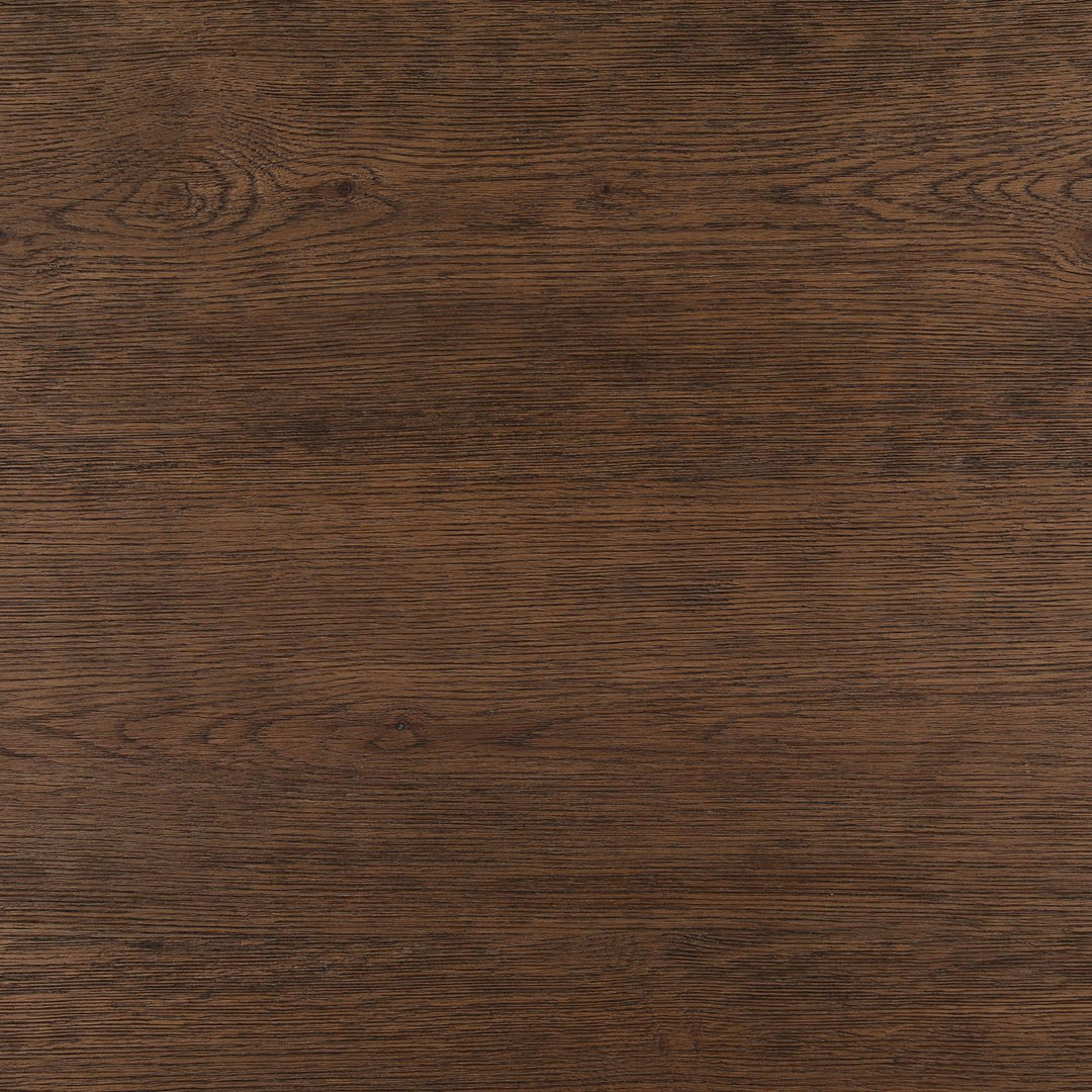 Somerset Dark Oak Dining Table, detail 1 view
