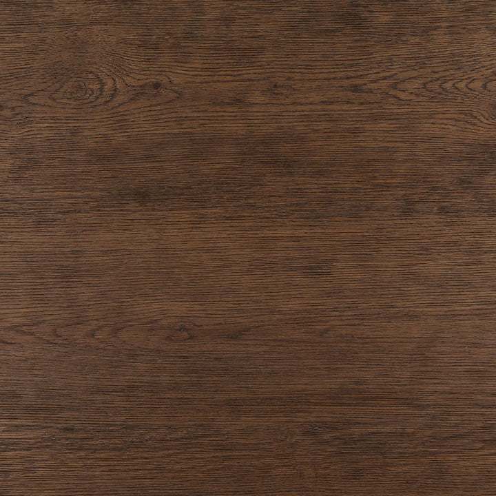 Somerset Dark Oak Dining Table, detail 1 view