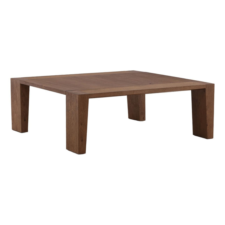 Henrick Oak Coffee Table, three-quarter studio view