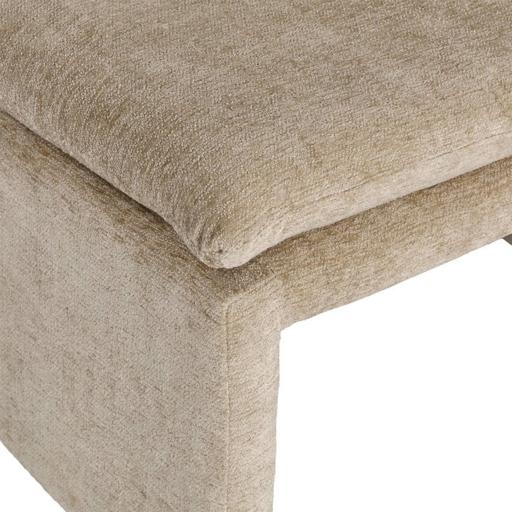 Giselle Sand Upholstered Pine Lounge Chair, detail 2 view