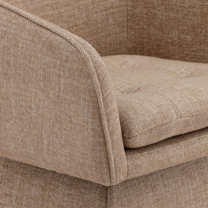 Joni Performance Basketweave Dining Chair, Lola Camel, detail 2 view