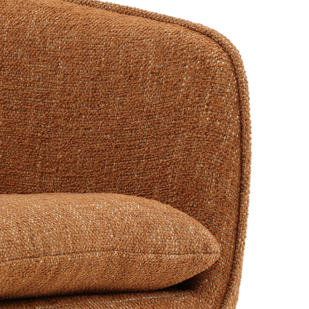 Joni Performance Basketweave Dining Chair, Lola Ginger, detail 2 view