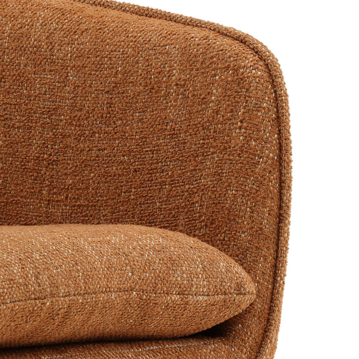 Joni Performance Basketweave Dining Chair, Lola Ginger, detail 2 view