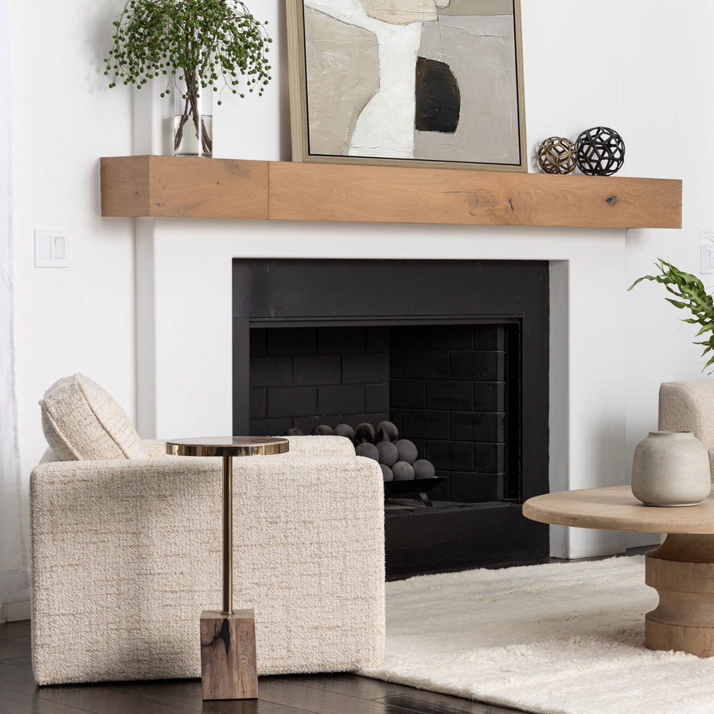 Jaxon Fog Tweed Lounge Chair, lifestyle view