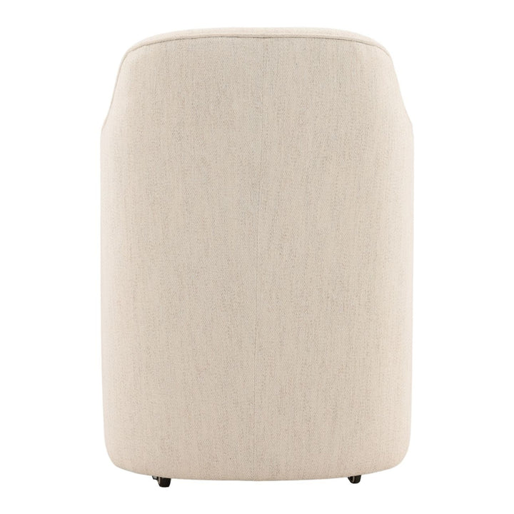 London Performance Fabric Dining Chair, Avalon Cream, back view