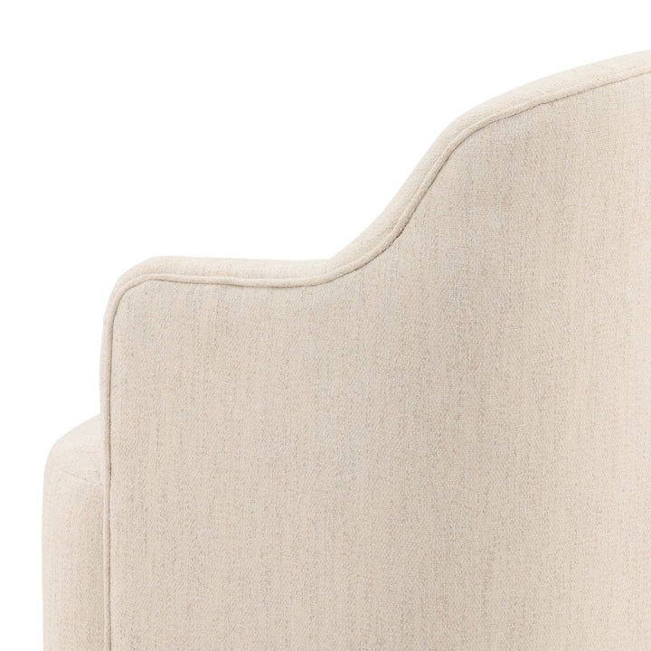 London Performance Fabric Dining Chair, Avalon Cream, detail 2 view