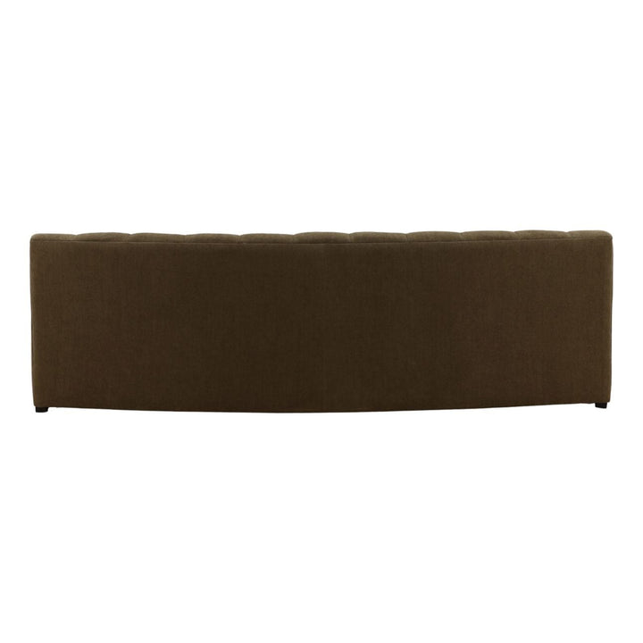 Mitren Upholstered Sofa, Green, back view