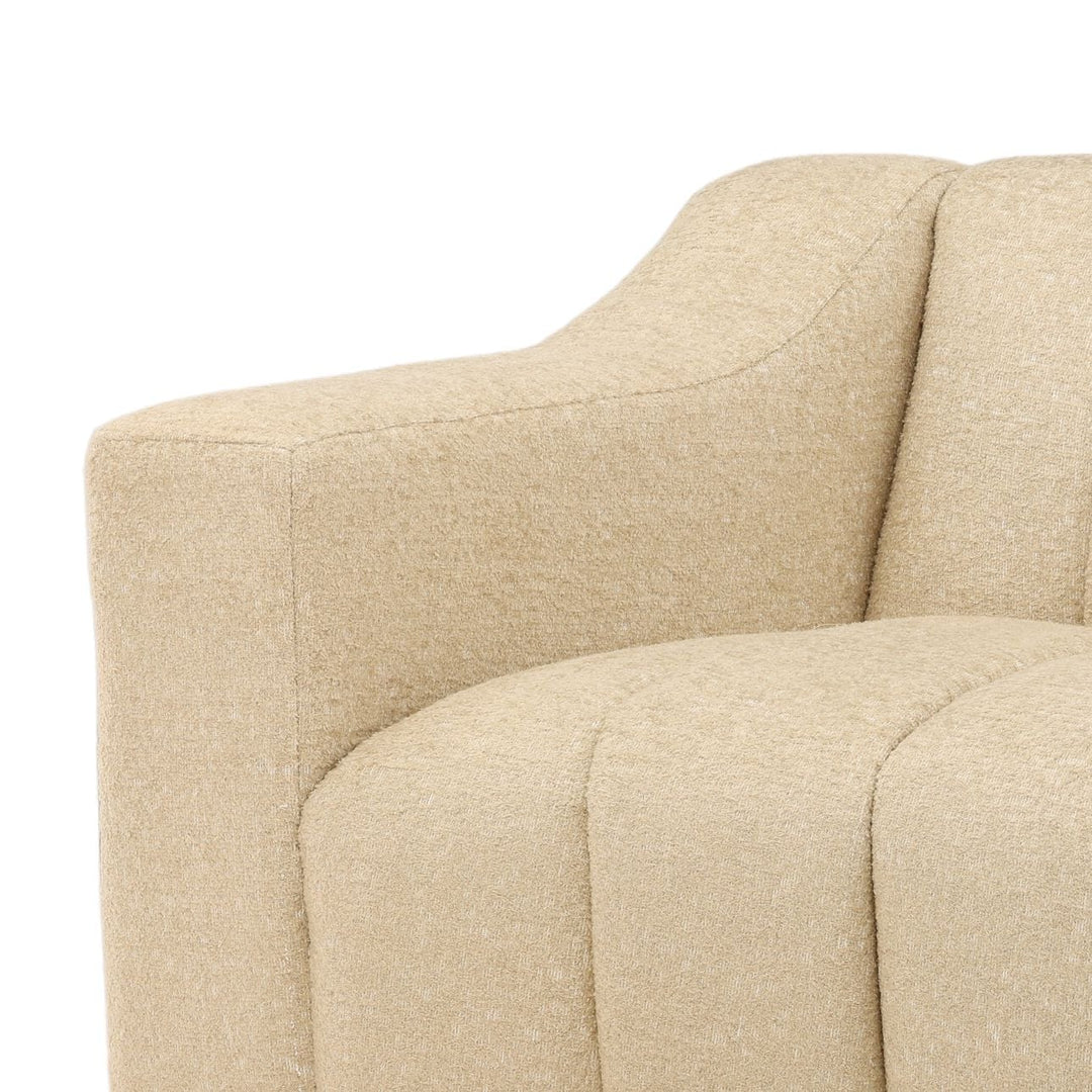 Mitren Upholstered Sofa, Sand, detail 2 view