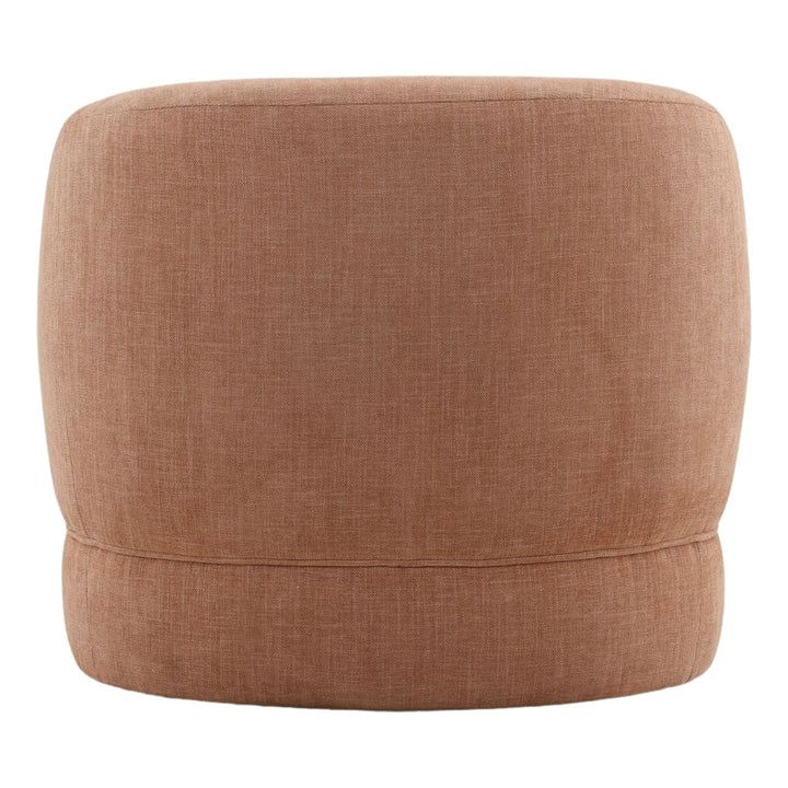 Ardelle Rose Woven Lounge Chair, back view