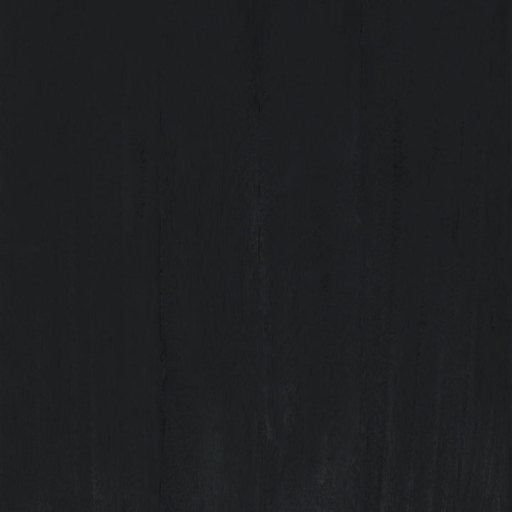 Vivian Black Mindi Wood Bookcase, detail 1 view