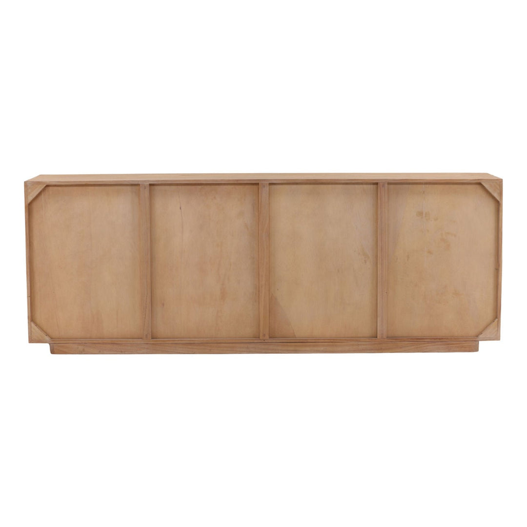 Tessa Mindi Wood Sideboard, back view