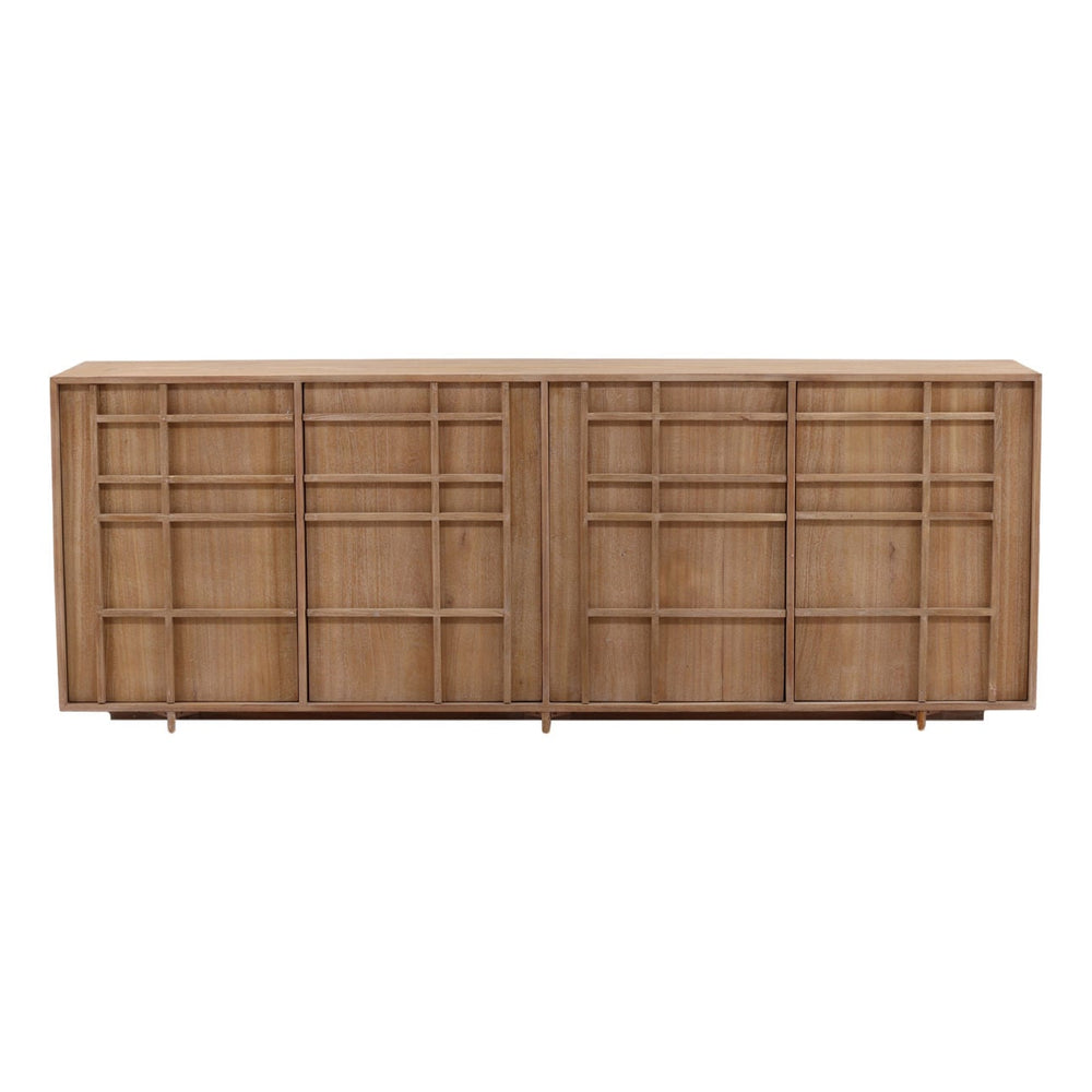 Tessa Mindi Wood Sideboard, front view