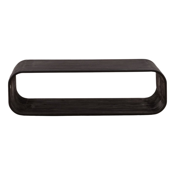 Jasper Mindi Wood Coffee Table, front view
