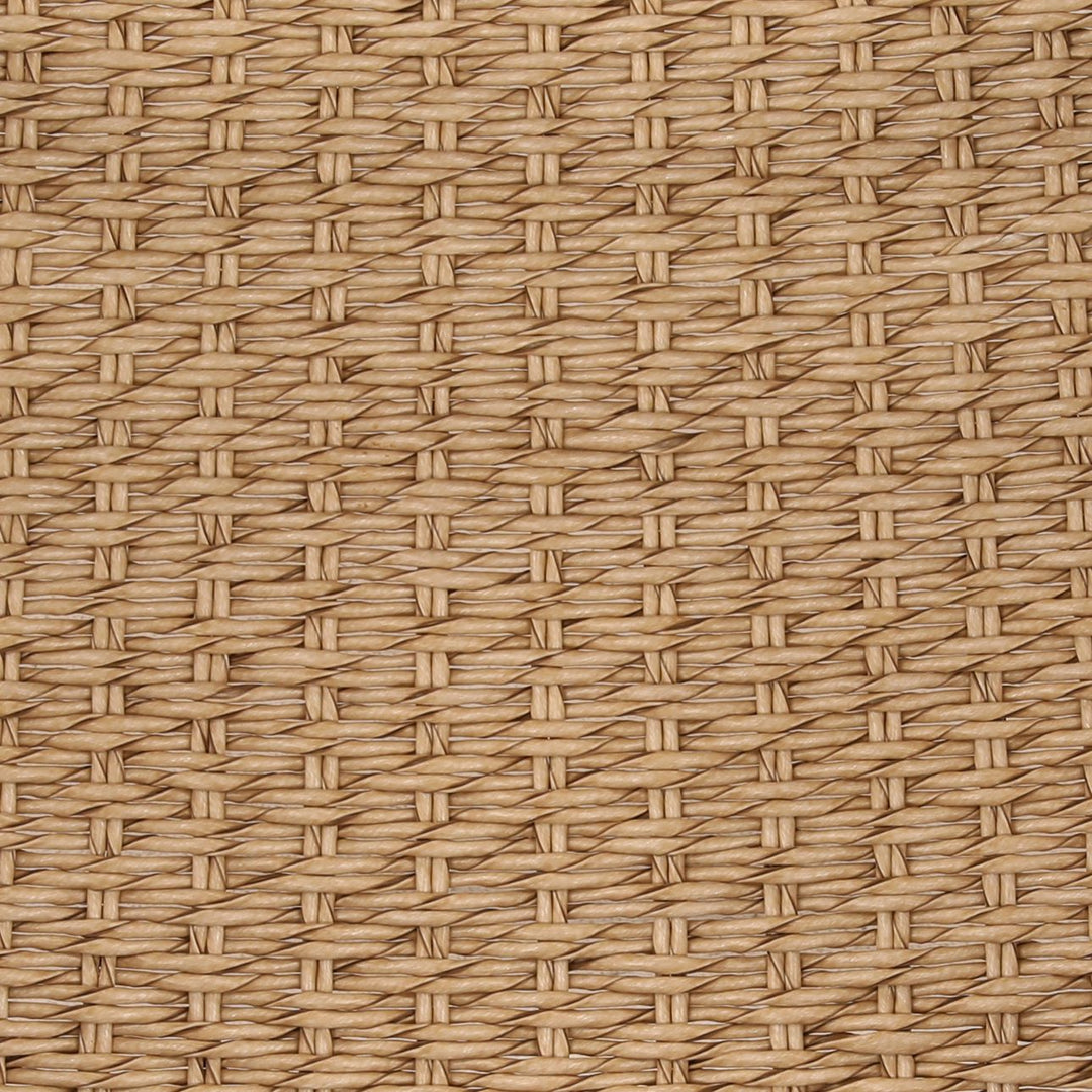 Nevan Teak and Rope Dining Chair, detail 1 view