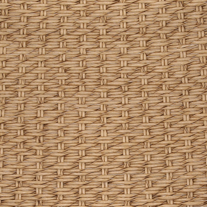 Nevan Teak and Rope Dining Chair, detail 1 view