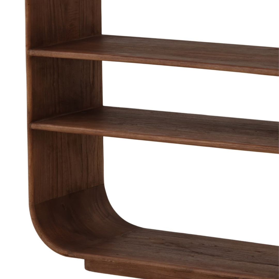 Waverly Mindi Wood Bookcase, detail 2 view
