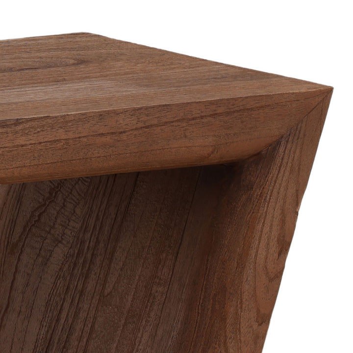 Mira Mindi Wood Console Table, detail 2 view