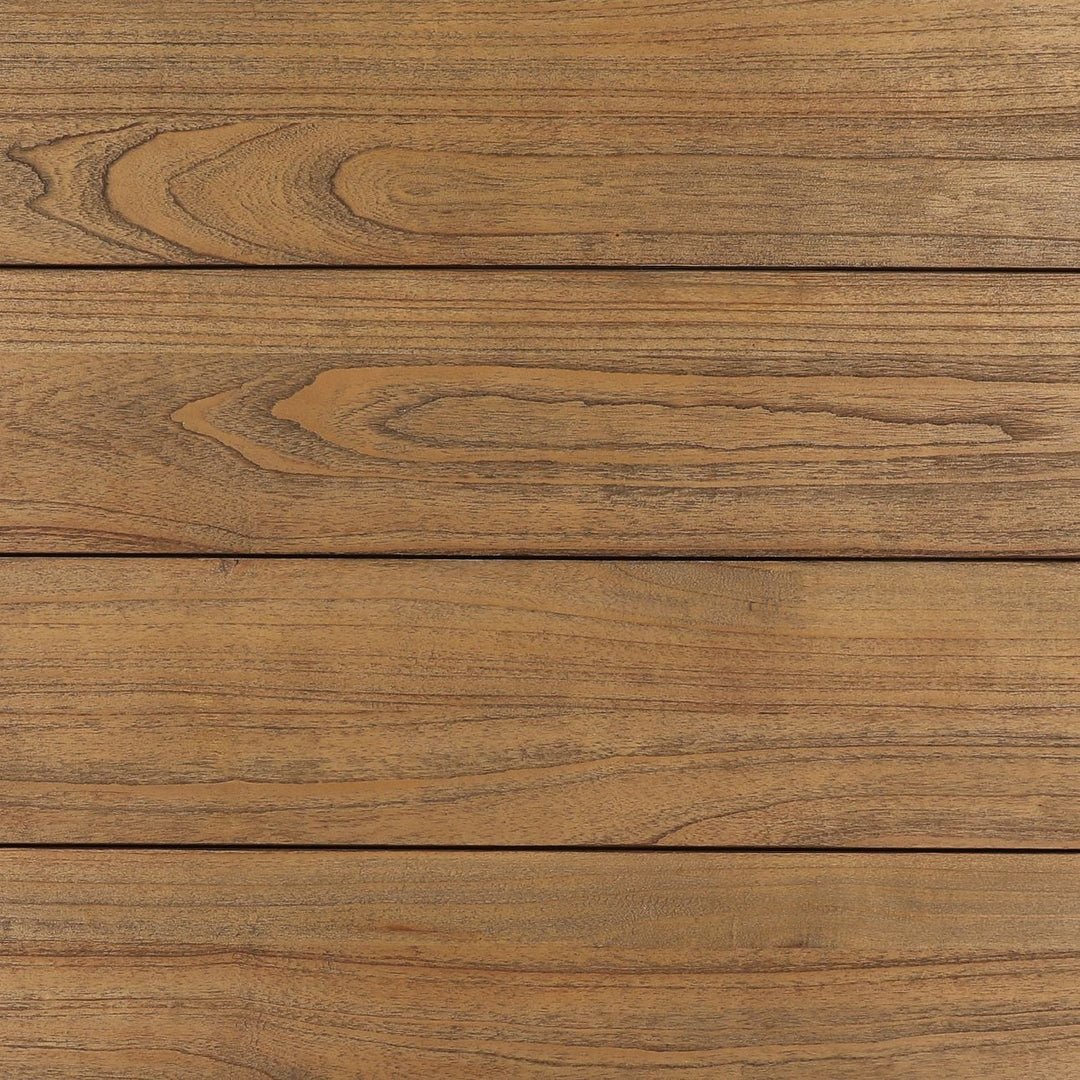 Kara Mindi Wood Dining Table, detail 1 view