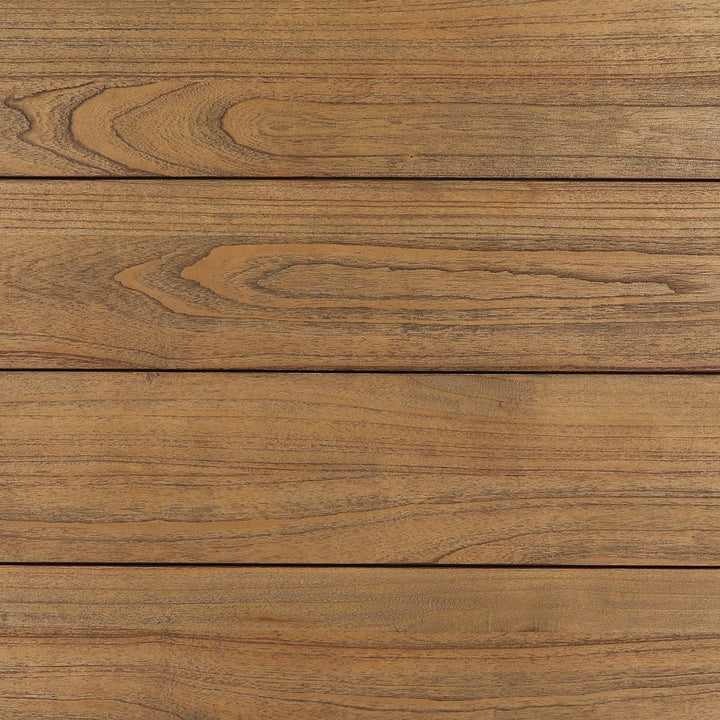 Kara Mindi Wood Dining Table, detail 1 view