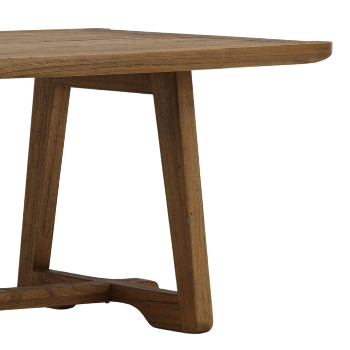 Kara Mindi Wood Dining Table, detail 3 view