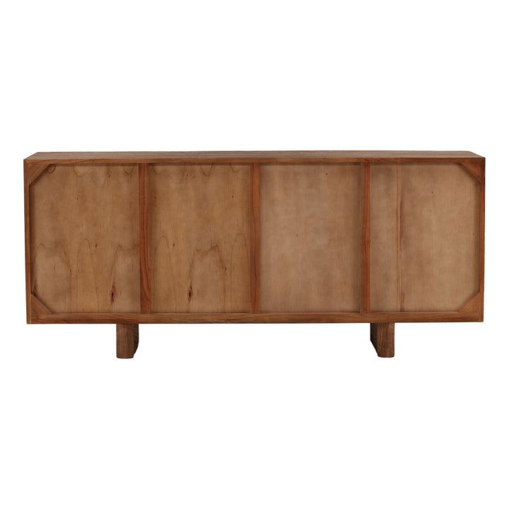 Nolan Mindi Wood Sideboard, back view