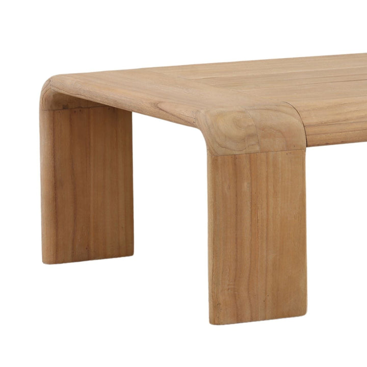 Corin Mindi Wood Coffee Table, detail 2 view