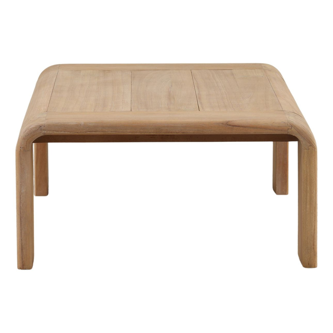 Corin Mindi Wood Coffee Table, profile view