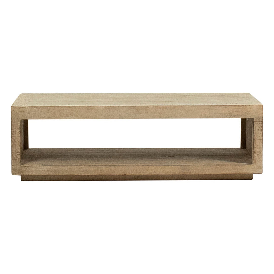 Vireo Reclaimed Pine Coffee Table, front view