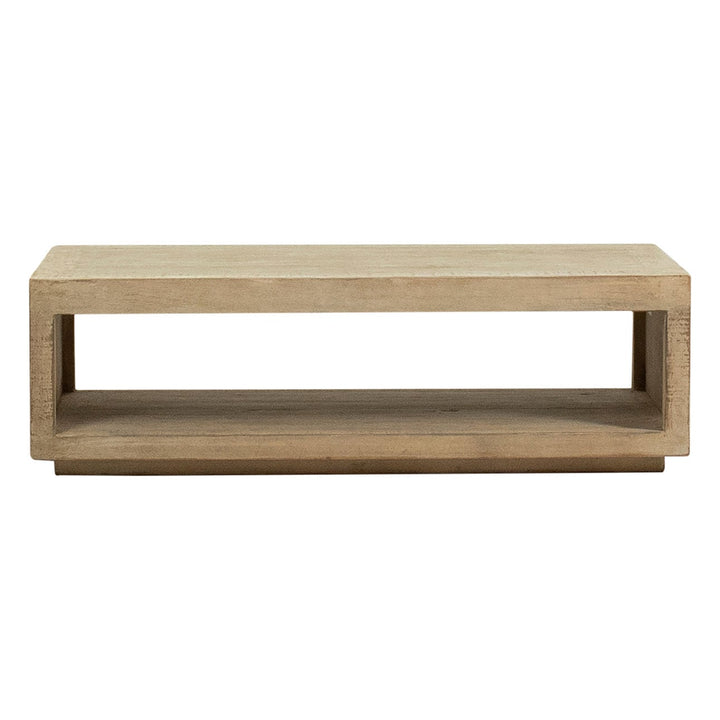 Vireo Reclaimed Pine Coffee Table, front view