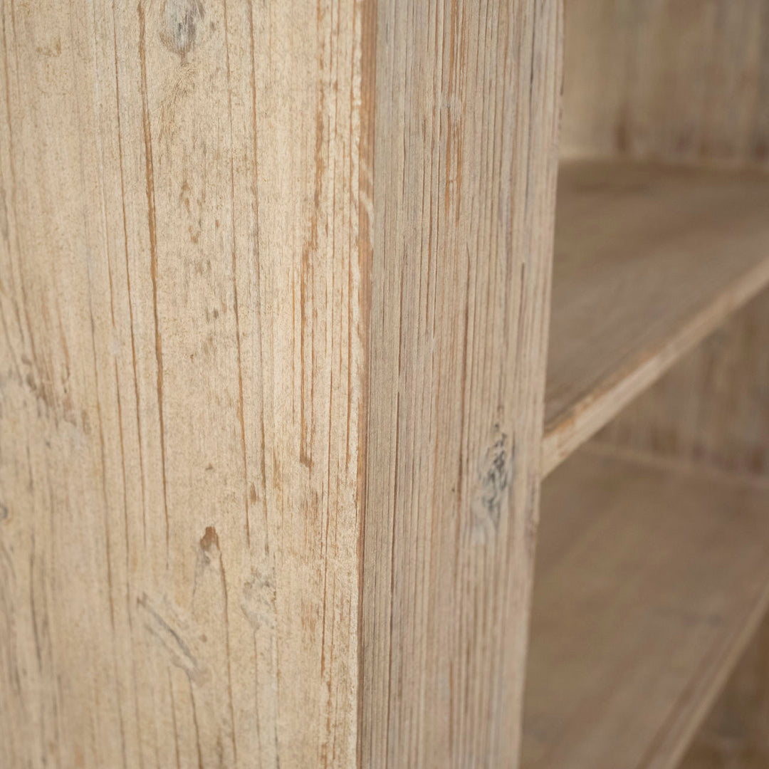 Amara Reclaimed Pine Bookcase, detail 1 view