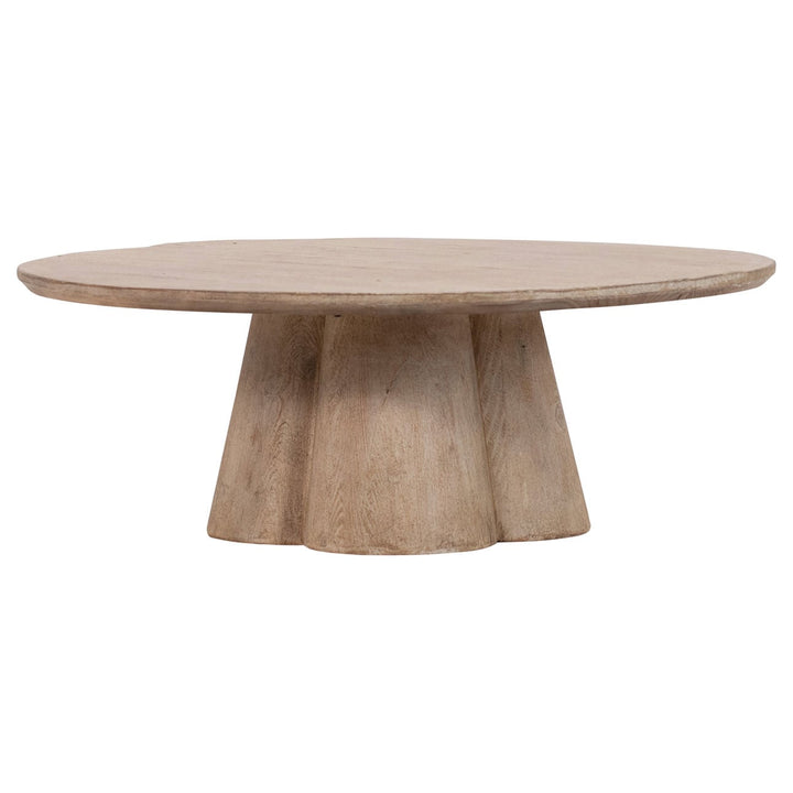 Silas Reclaimed Pine Coffee Table, three-quarter studio view