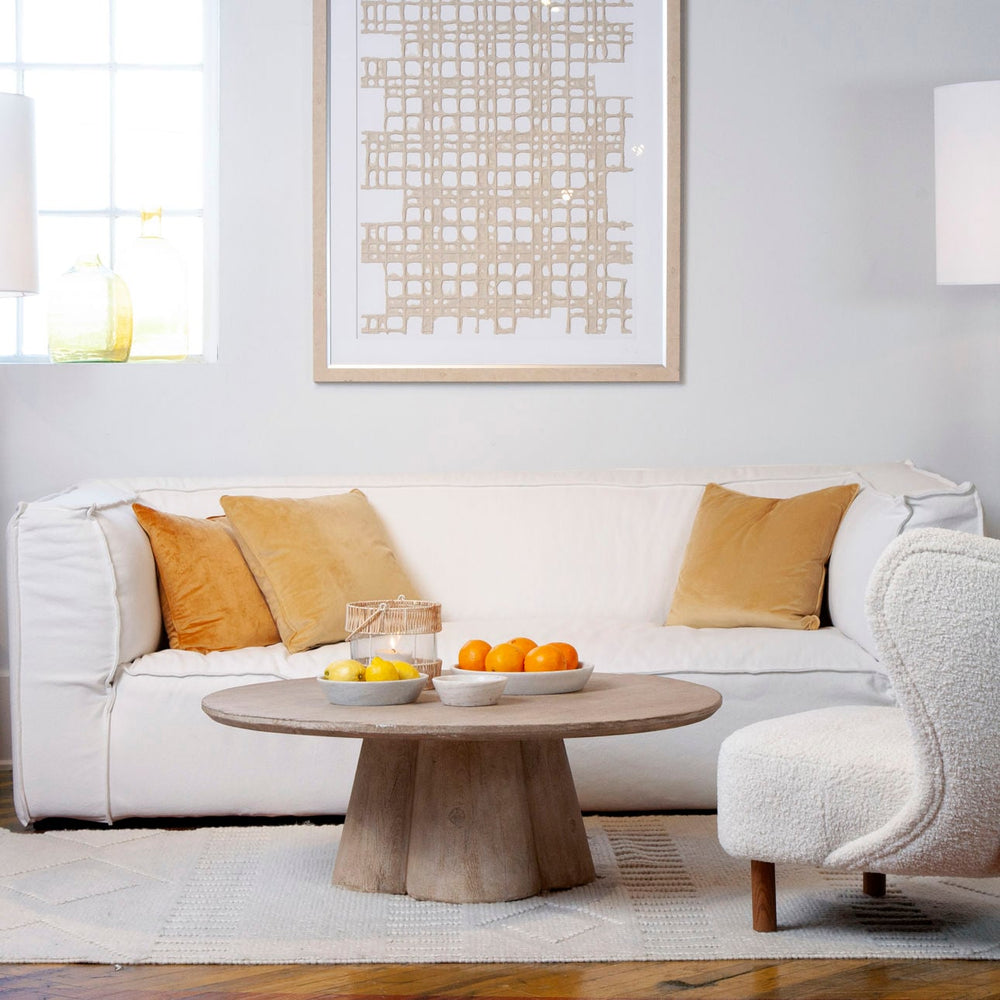 Silas Reclaimed Pine Coffee Table, lifestyle view