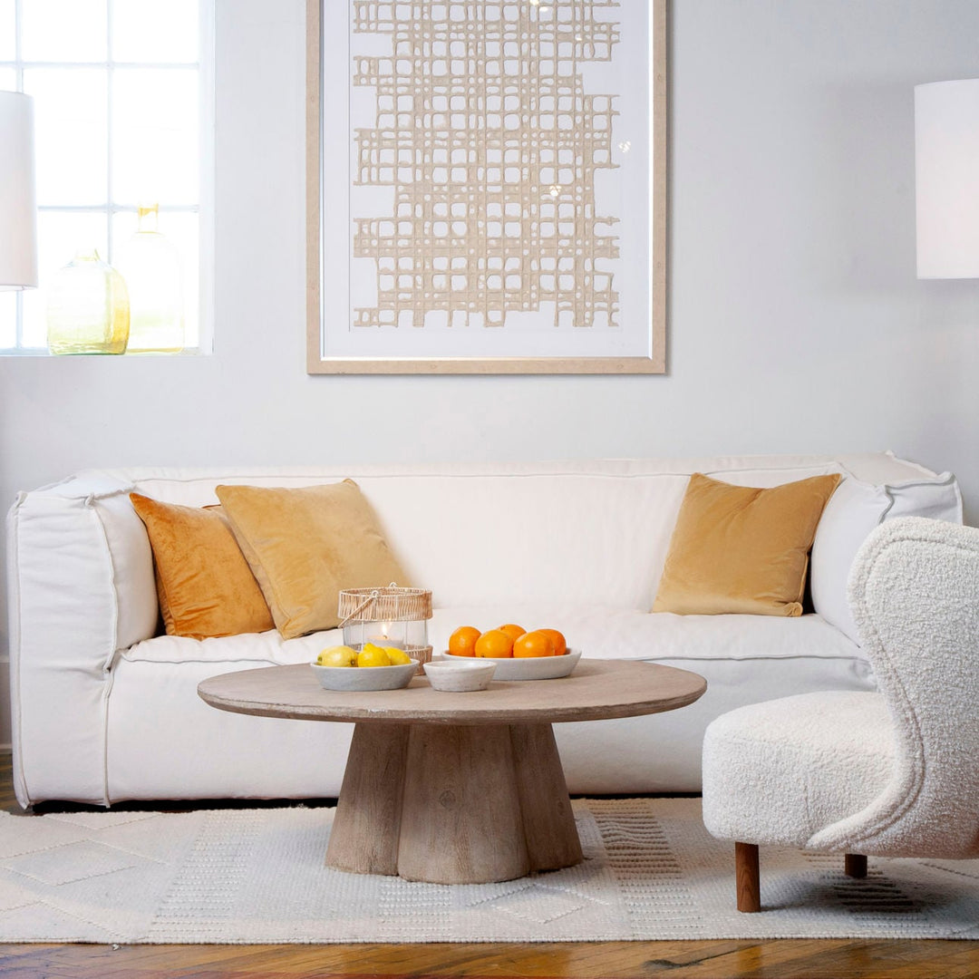 Silas Reclaimed Pine Coffee Table, lifestyle view