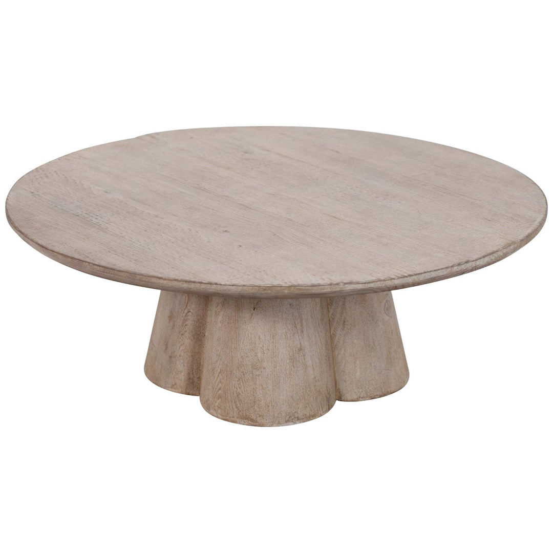 Silas Reclaimed Pine Coffee Table, overhead view