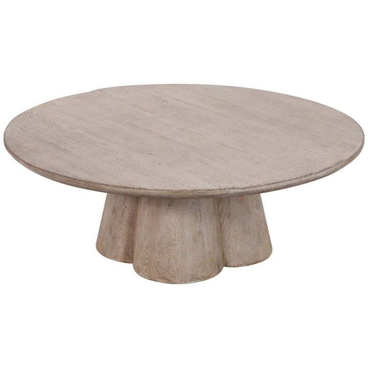Silas Reclaimed Pine Coffee Table, overhead view