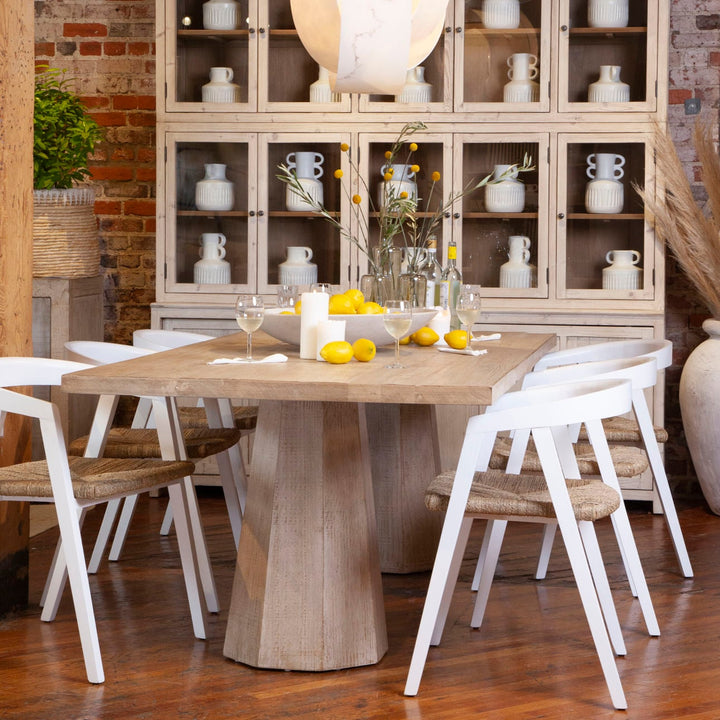 Jensen Reclaimed Pine Dining Table, lifestyle view