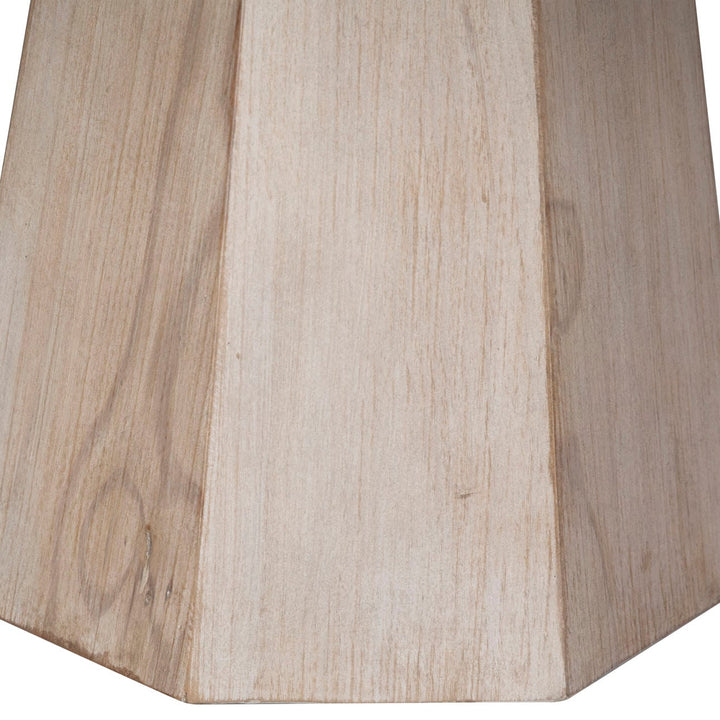 Jensen Reclaimed Pine Round Dining Table, detail 2 view