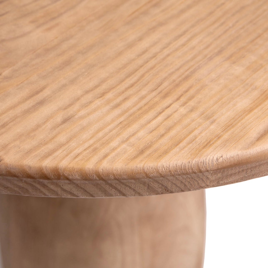 Cabren Reclaimed Pine Bistro Table, Natural, detail 3 view