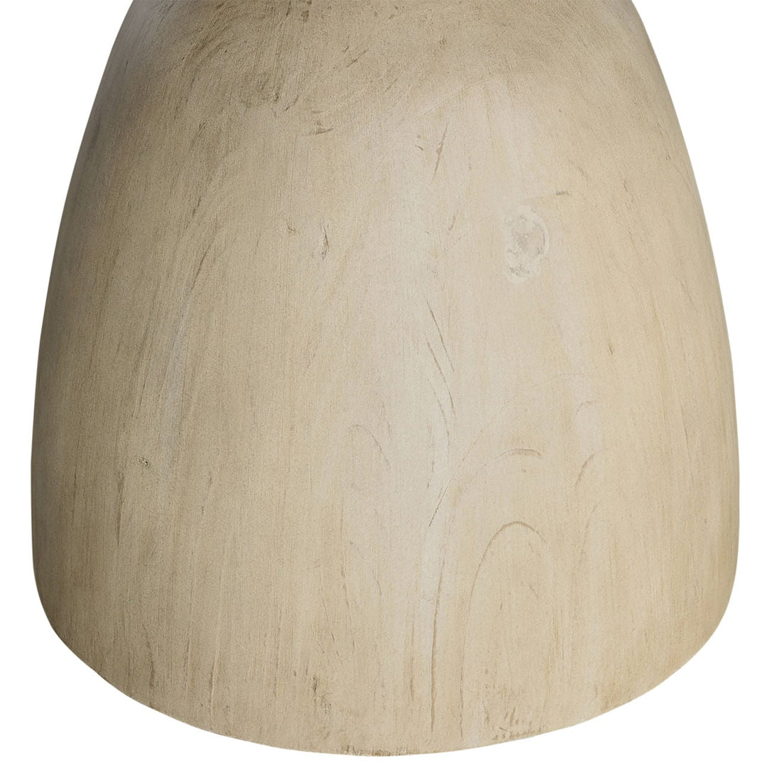 Caspian Reclaimed Pine Round Dining Table, Light Warm Wash, detail 2 view