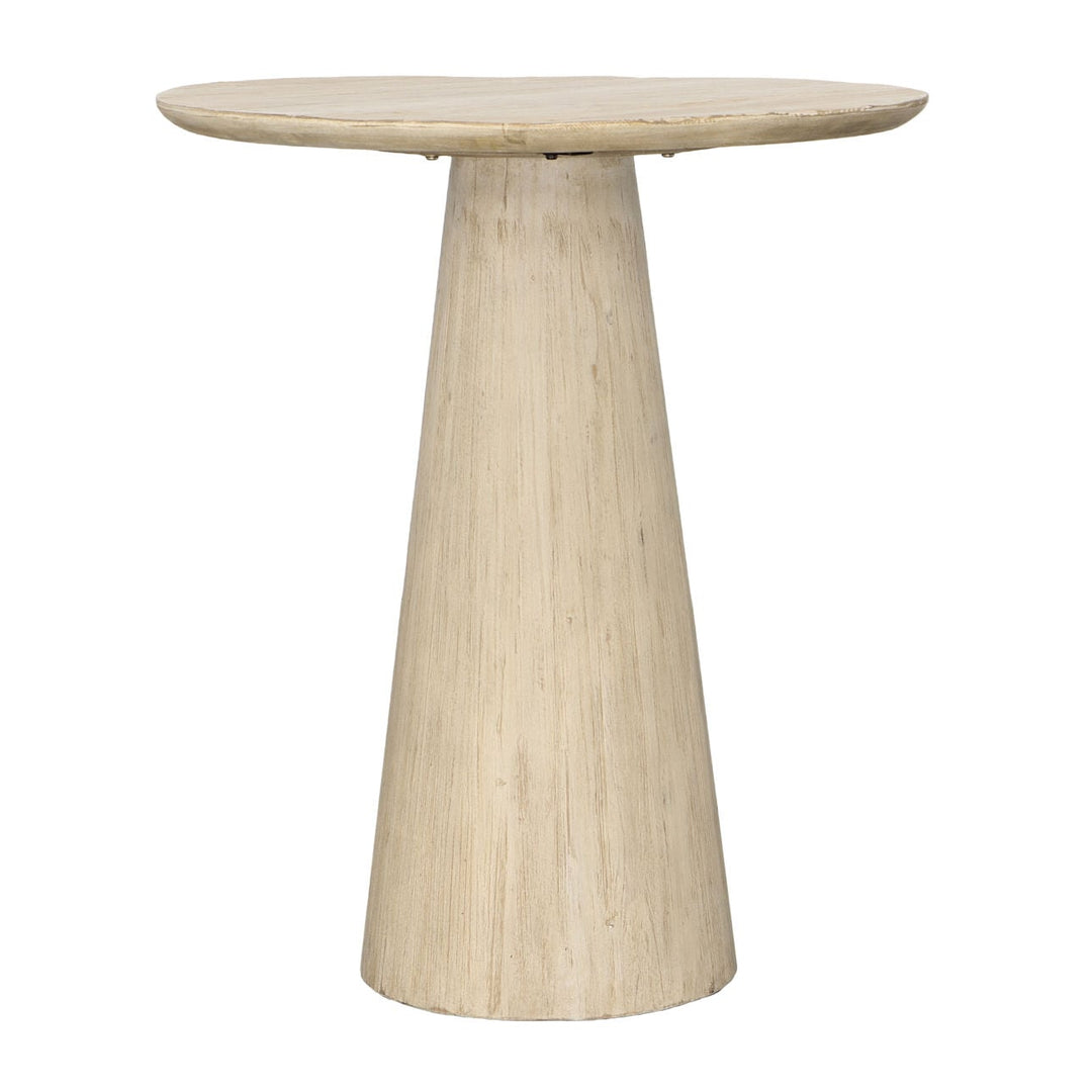 Rosren Reclaimed Pine Counter Table, three-quarter studio view