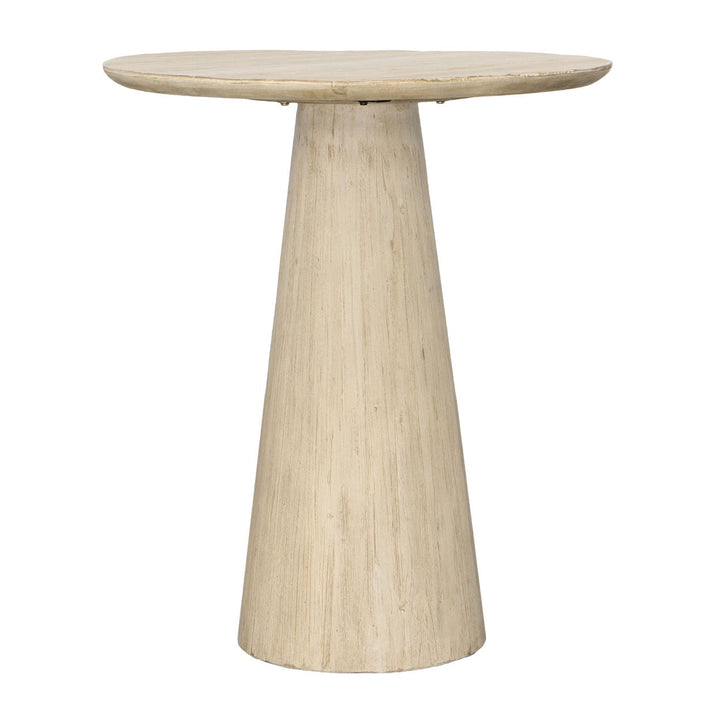 Rosren Reclaimed Pine Counter Table, three-quarter studio view