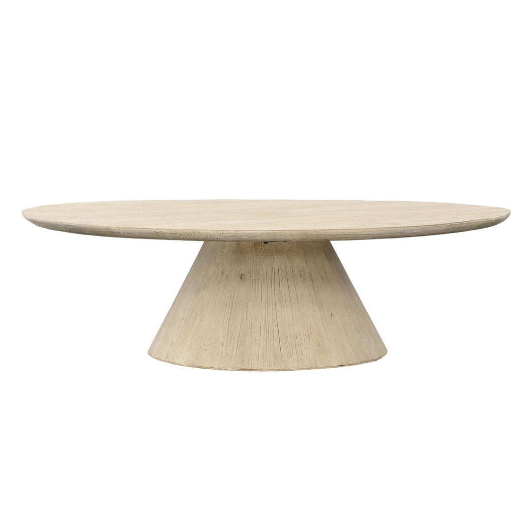 Rory Reclaimed Pine Coffee Table, three-quarter studio view