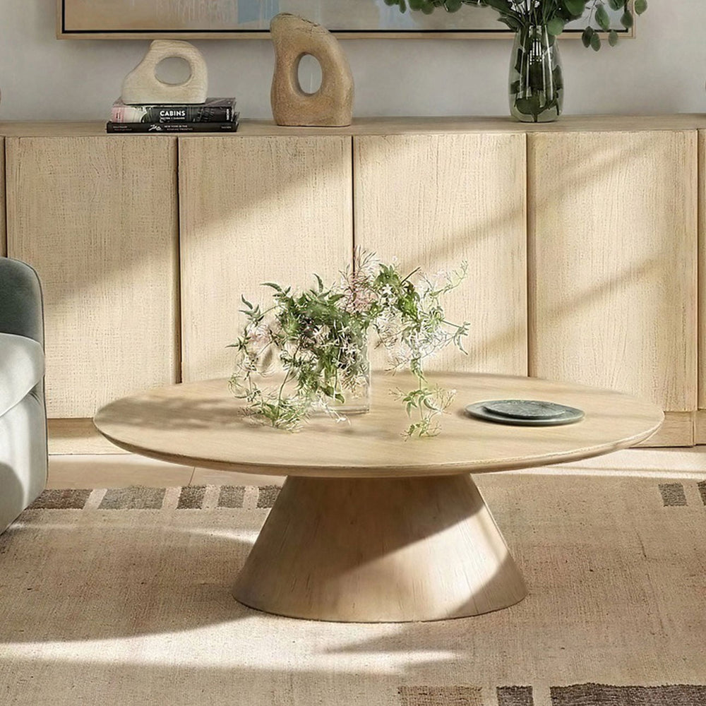 Rory Reclaimed Pine Coffee Table, lifestyle view