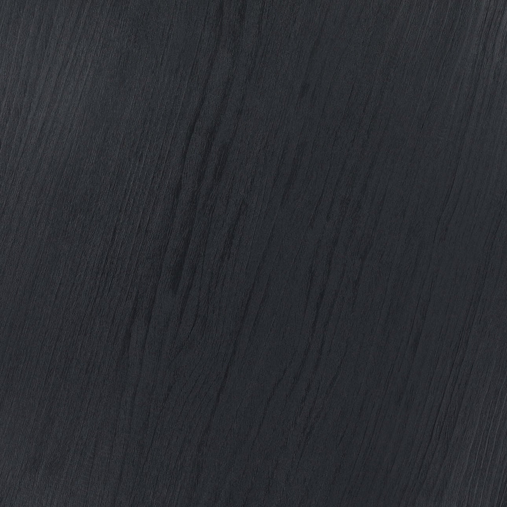 Jasper Matte Black Pine Round Dining Table, detail 1 view