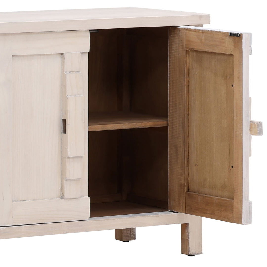 Ashlyn Reclaimed Pine Sideboard, detail 3 view