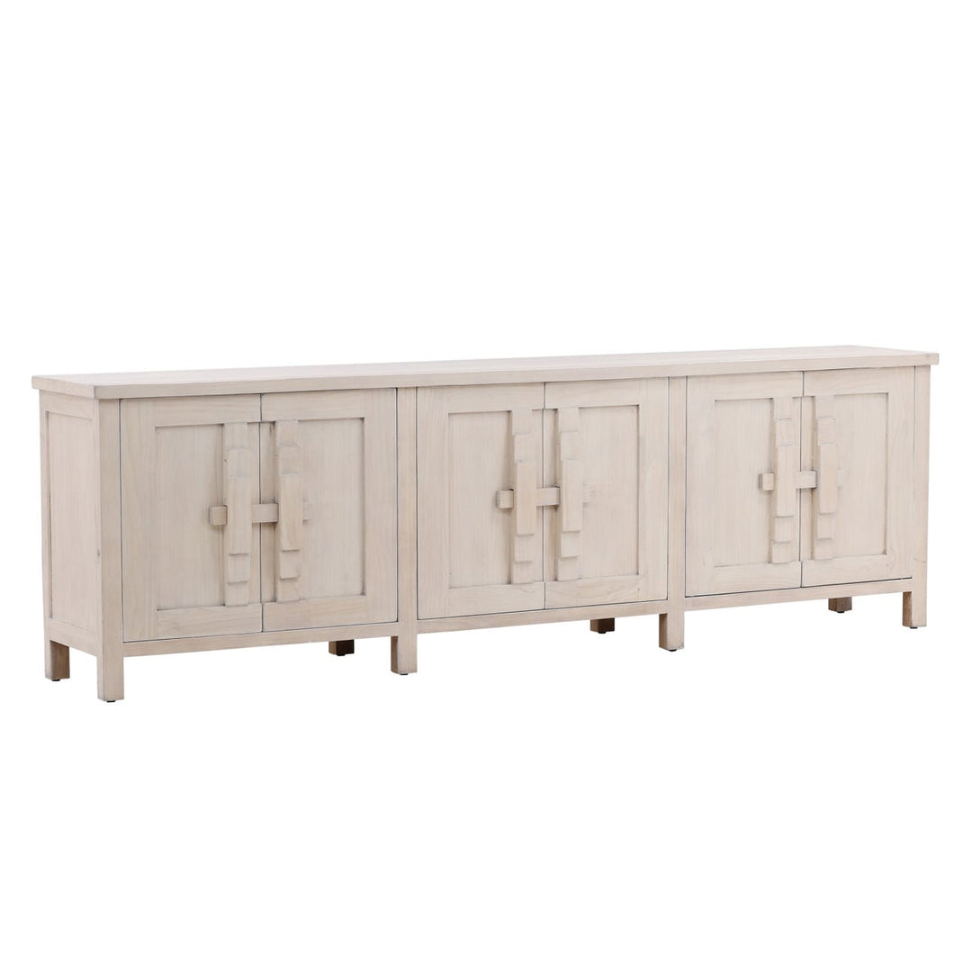 Ashlyn Reclaimed Pine Sideboard, three-quarter studio view