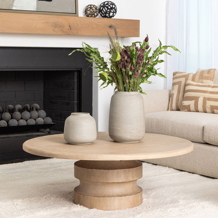 Haven Reclaimed Pine Coffee Table, lifestyle view