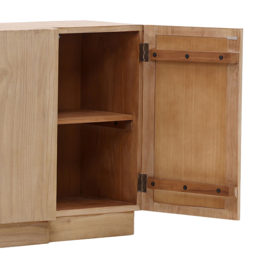 Emmett Reclaimed Pine Sideboard, detail 1 view