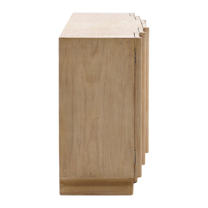 Emmett Reclaimed Pine Sideboard, profile view